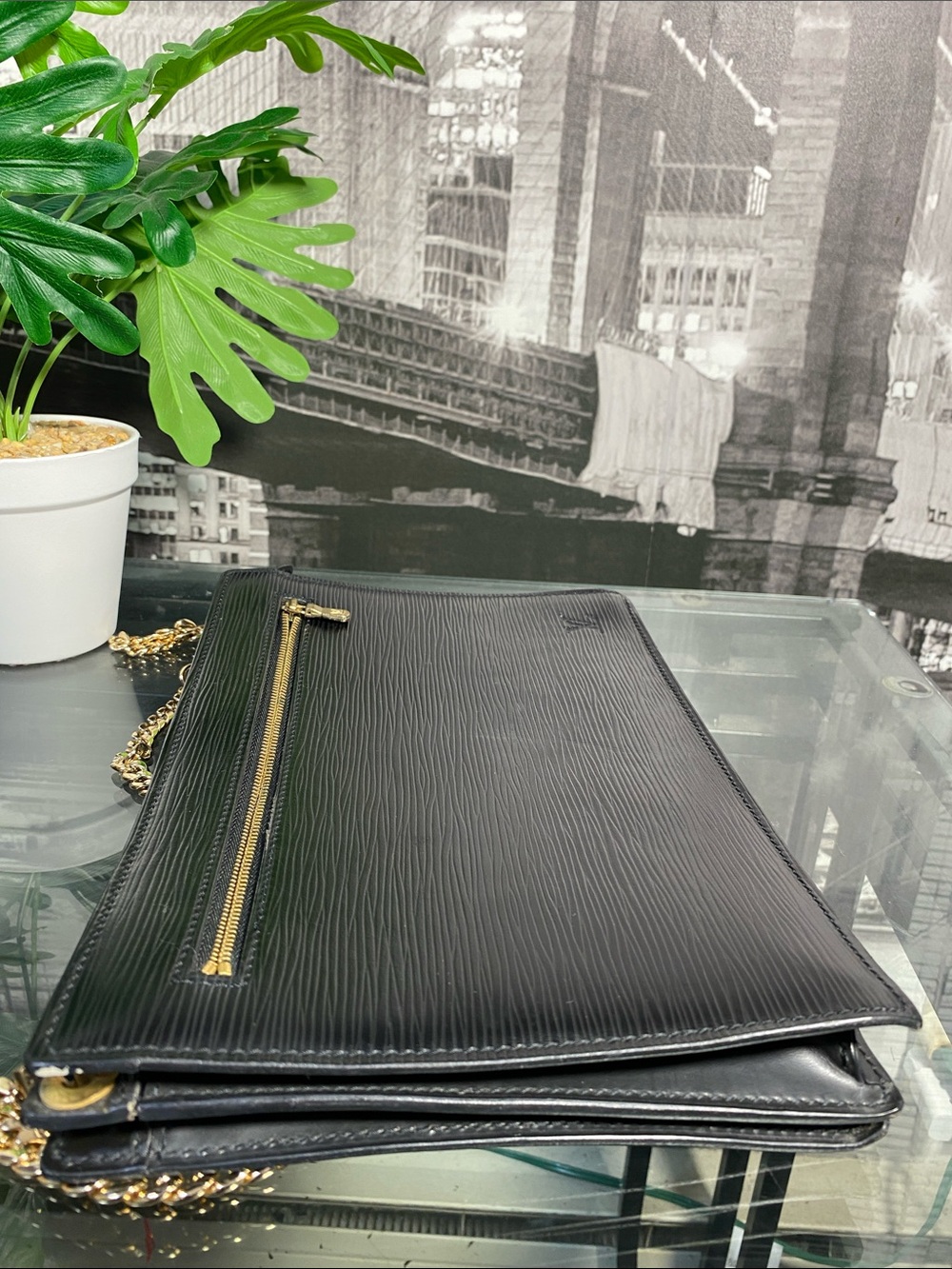 Authentic Louis Vuitton Black Epi Leather Double Sided Bag - Picture 16 of 17
